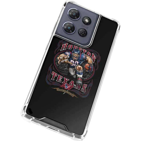 Liquid Blue NFL Houston Texans Running Back Moto G Play 5G (2025) Clear Case